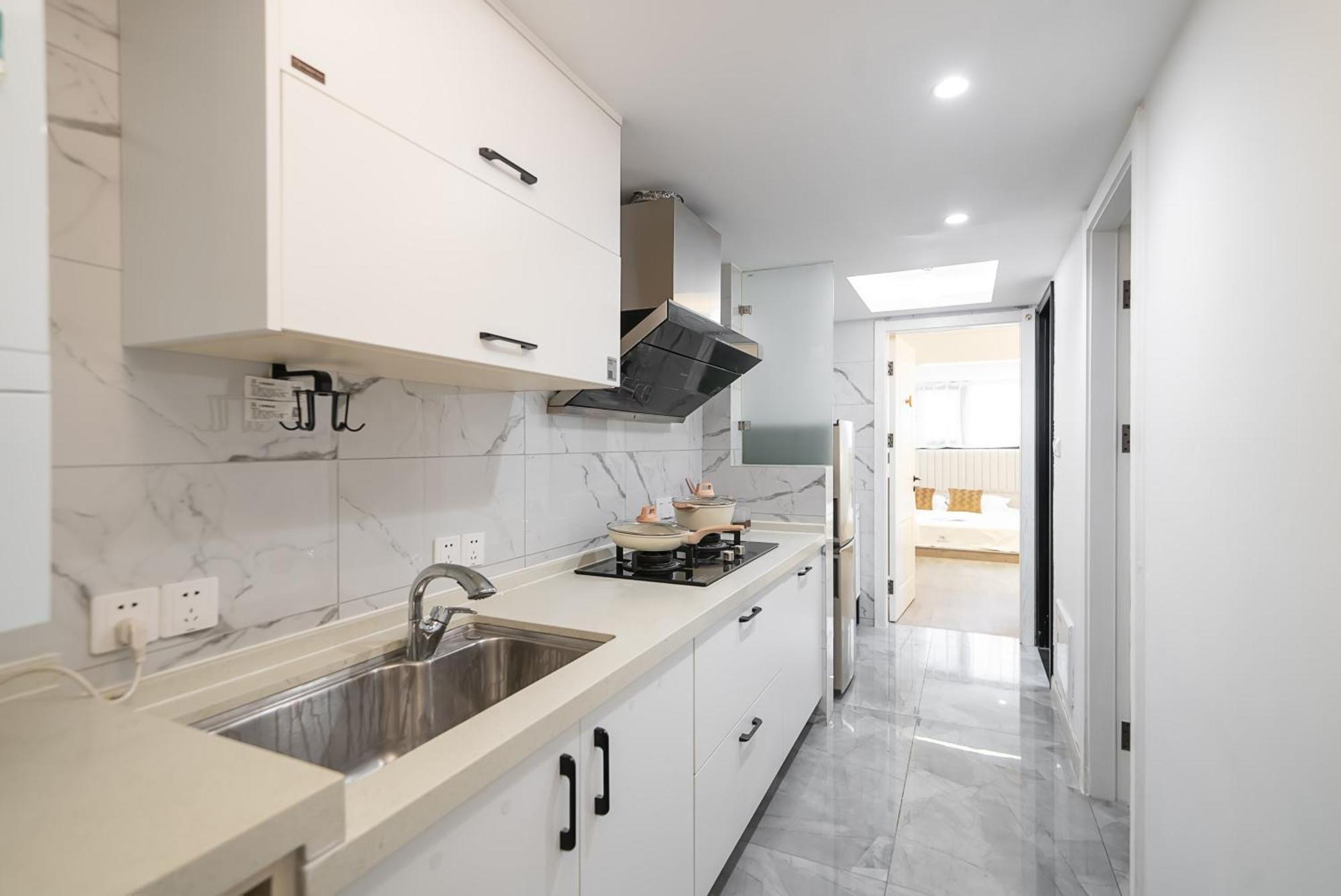 Apartment Hills & Serendipity Xiaoman Two Beds Jing'an Temple *