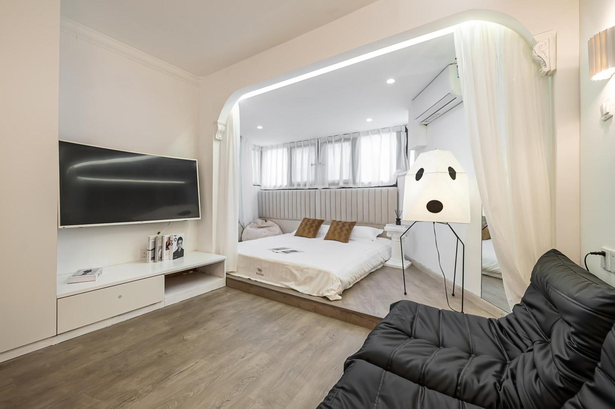 Apartment Hills & Serendipity Xiaoman Two Beds Jing'an Temple *
